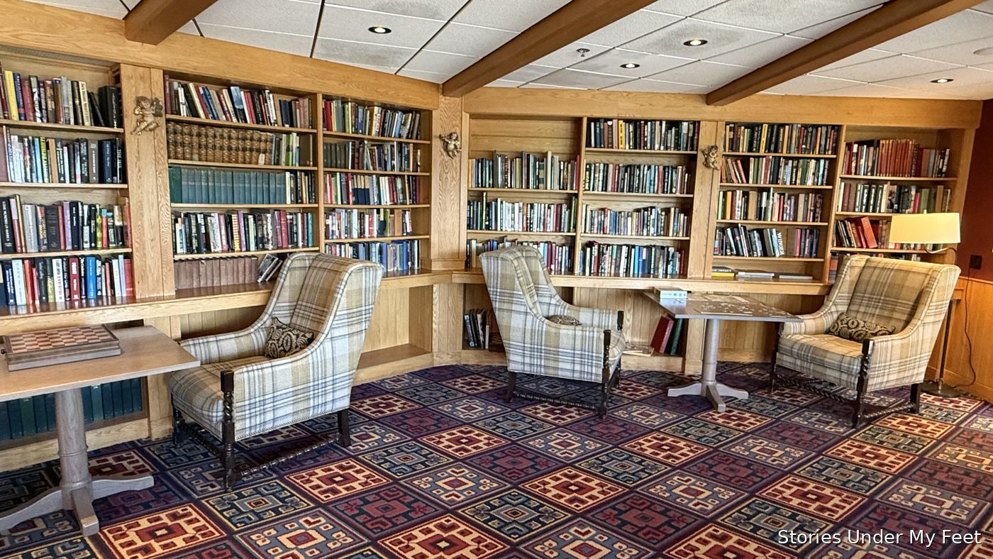 The main lounge at the Trapp Family Lodge